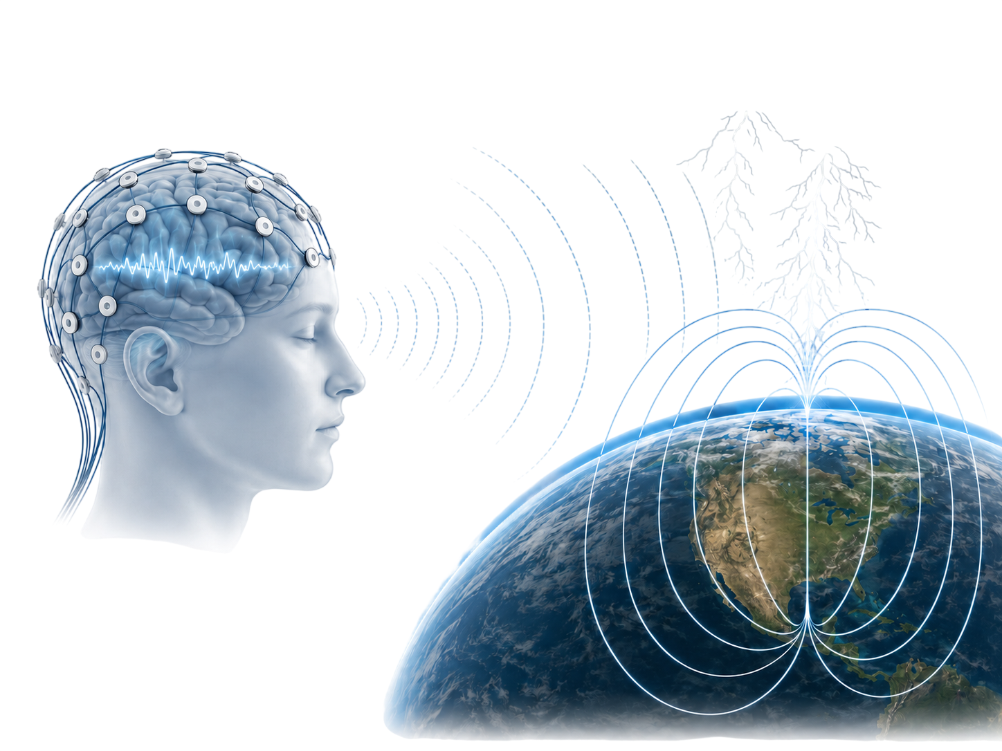 EEG, Sferics und elektromagnetische Umwelt
